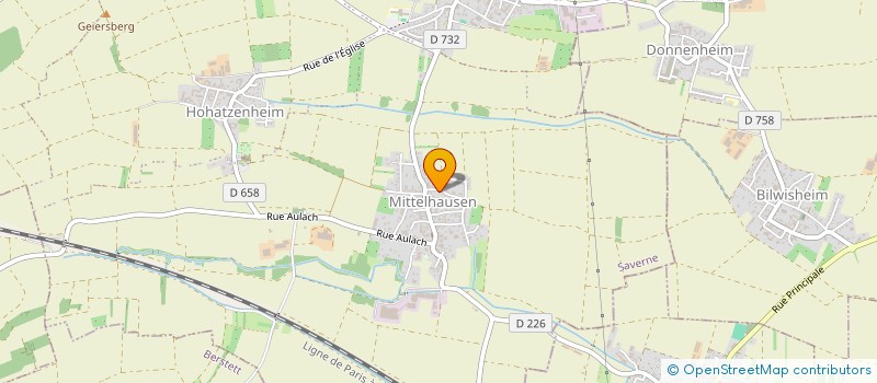 localisation de l'entreprise SCI LES HIRONDELLES  WINGERSHEIM LES QUATRE BANS