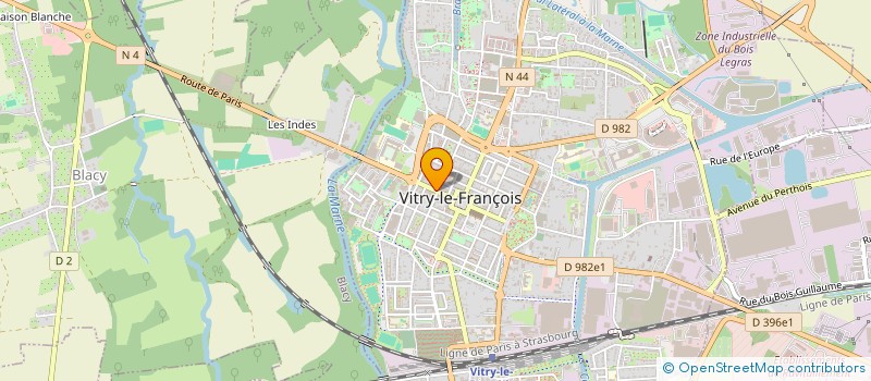 localisation de l'entreprise SCI LES HIRONDELLES à VITRY-LE-FRANCOIS