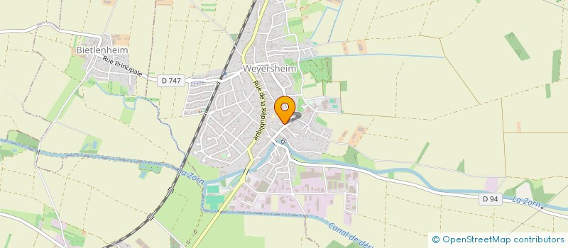 localisation de l'entreprise SCI LES HIRONDELLES  WEYERSHEIM