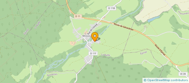 localisation de l'entreprise SCI LES HIRONDELLES  LA BAFFE