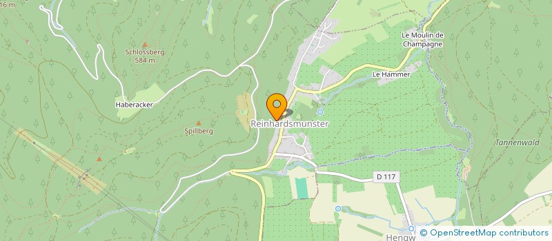 localisation de l'entreprise SCI LES HIRONDELLES  WESTHOUSE-MARMOUTIER