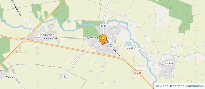 localisation de l'entreprise SCI LES HIRONDELLES  TOUQUIN