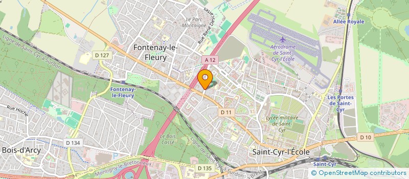 localisation de l'entreprise SCI LES HIRONDELLES  SAINT-CYR-L'ECOLE