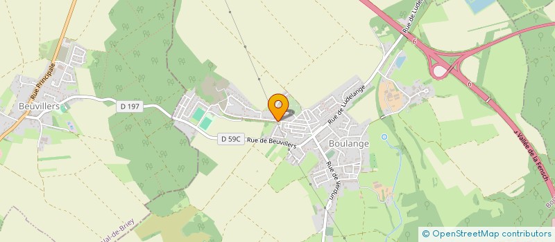 localisation de l'entreprise SCI LES HIRONDELLES  BOULANGE