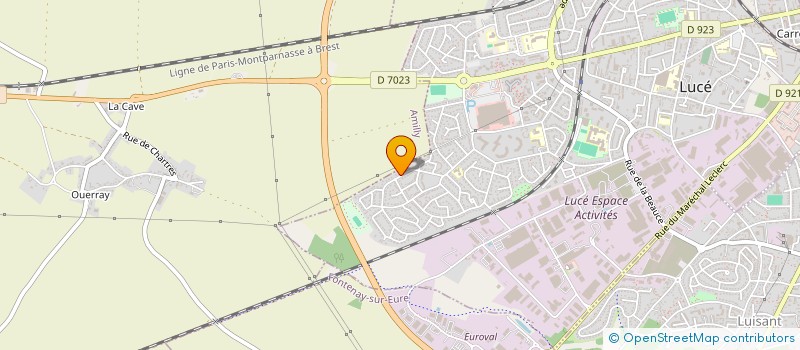 localisation de l'entreprise SCI LES HIRONDELLES  LUCE