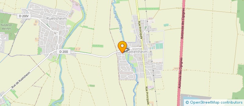 localisation de l'entreprise SCI LES HIRONDELLES  BATTENHEIM