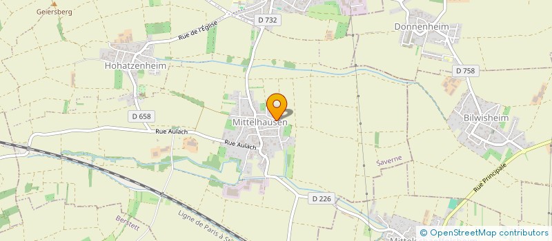 localisation de l'entreprise SCI LES HIRONDELLES  WINGERSHEIM LES QUATRE BANS