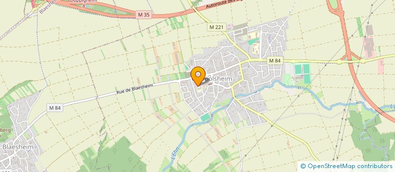 localisation de l'entreprise SCI LES HIRONDELLES  GEISPOLSHEIM