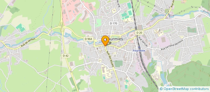 localisation de l'entreprise SCI LES HIRONDELLES  FOURMIES