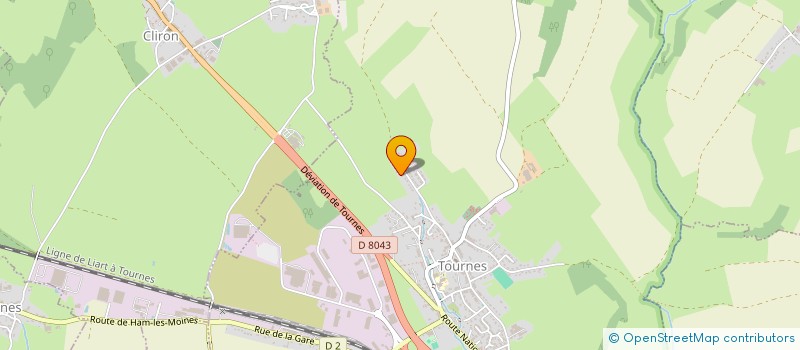 localisation de l'entreprise SCI LES HIRONDELLES  TOURNES