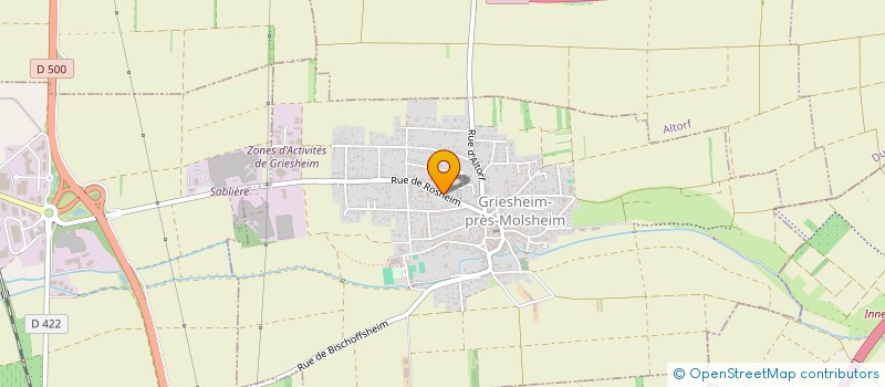 localisation de l'entreprise SCI LES HIRONDELLES  BISCHOFFSHEIM