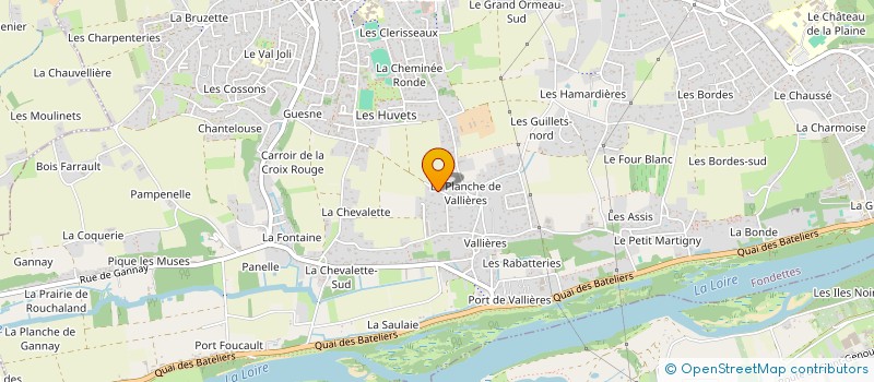 localisation de l'entreprise SCI LES HIRONDELLES  FONDETTES