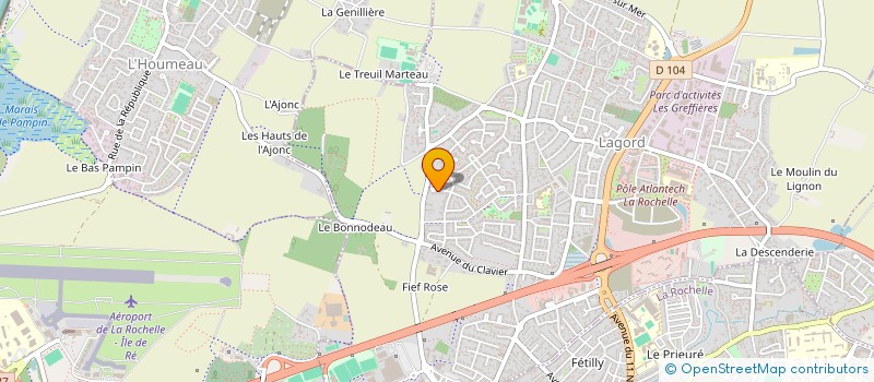 localisation de l'entreprise SCI LES HIRONDELLES  LAGORD