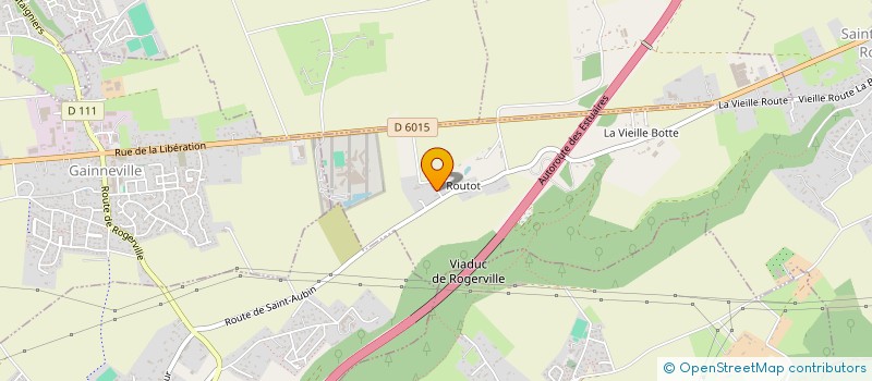 localisation de l'entreprise SCI LES HIRONDELLES DU MANOIR  SAINT-AUBIN-ROUTOT