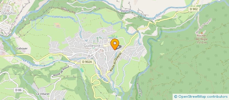 localisation de l'entreprise SCI LES HIVERNAILLES à GUILLESTRE