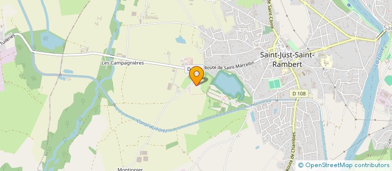 localisation de l'entreprise SCI LES HIVERNUS  SAINT-JUST-SAINT-RAMBERT