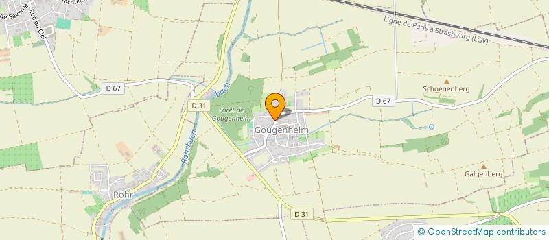 localisation de l'entreprise SCI LES HOMARDS67  GOUGENHEIM
