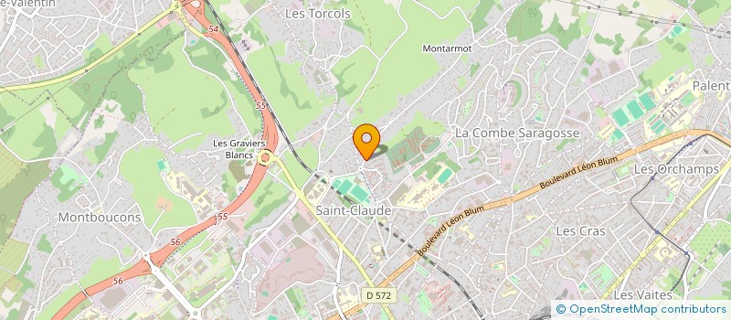 localisation de l'entreprise SCI LES HOPITAUX NEUFS  FONTAINE-FRANCAISE