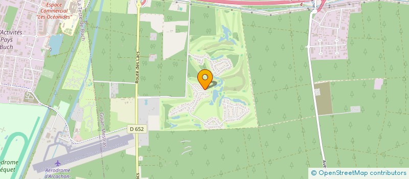 localisation de l'entreprise SCI LES HORIZONS DU GOLF  GUJAN-MESTRAS