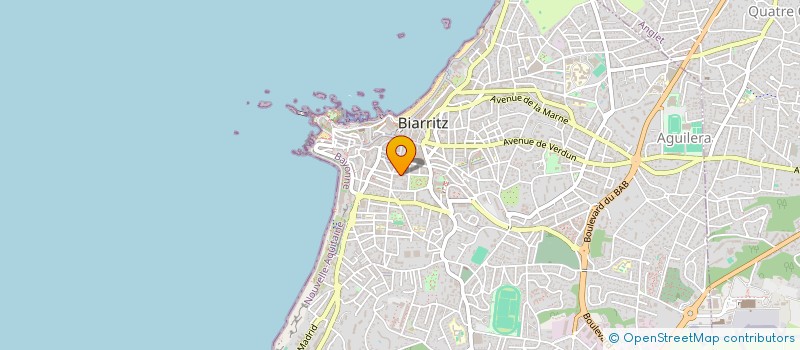 localisation de l'entreprise SCI LES HORTENSIAS à BIARRITZ