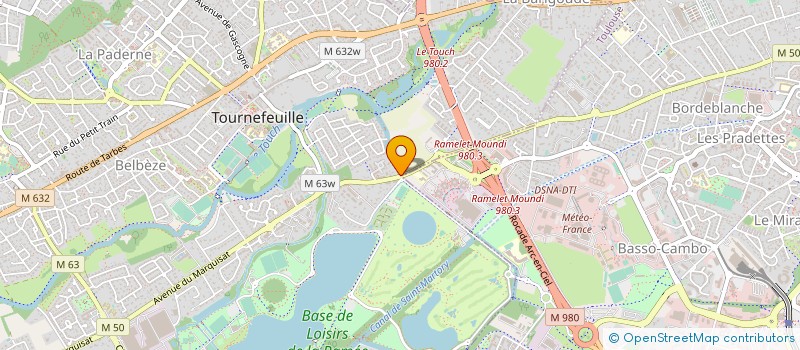 localisation de l'entreprise SCI LES HORTENSIAS  TOURNEFEUILLE