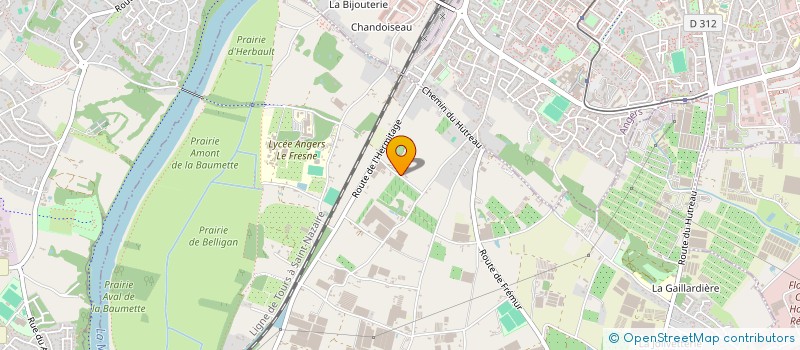 localisation de l'entreprise SCI LES HORTENSIAS  STE GEMMES SUR LOIRE