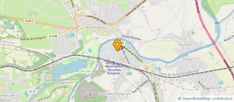 localisation de l'entreprise SCI LES  HORTENSIAS  GOURDAN-POLIGNAN