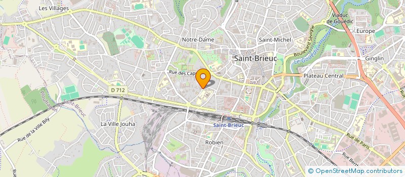 localisation de l'entreprise SCI LES HORTENSIAS à SAINT-BRIEUC