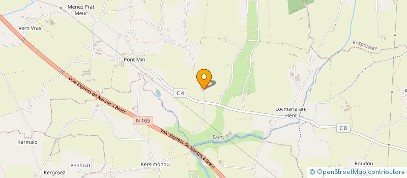 localisation de l'entreprise SCI LES HORTENSIAS  SAINT-YVI