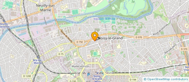 localisation de l'entreprise SCI LES HORTENSIAS à NOISY-LE-GRAND