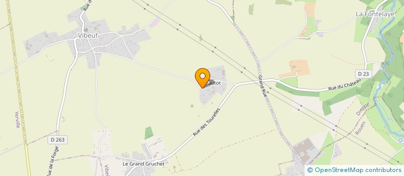 localisation de l'entreprise SCI LES HORTENSIAS  VIBEUF