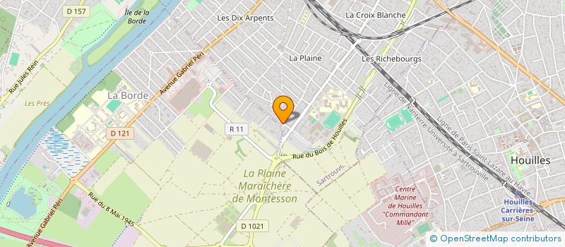 localisation de l'entreprise SCI LES HORTENSIAS  SARTROUVILLE