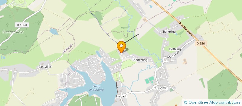 localisation de l'entreprise SCI LES HORTENSIAS  HOLVING