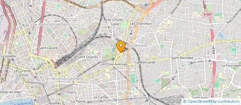 localisation de l'entreprise SCI LES HORTENSIAS D'EMILIA à MARSEILLE
