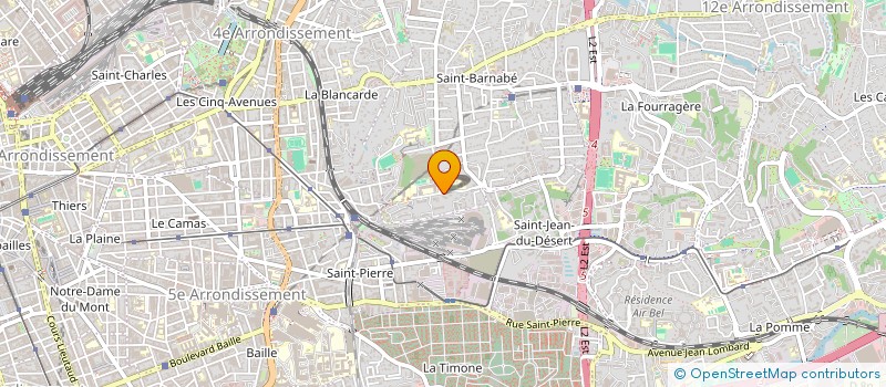localisation de l'entreprise SCI LES HORTENTIAS DU XII EME à MARSEILLE
