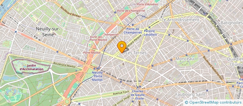 localisation de l'entreprise SCI LES HORTS  PARIS
