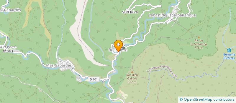 localisation de l'entreprise SCI LES HORTS  ROQUEFERE