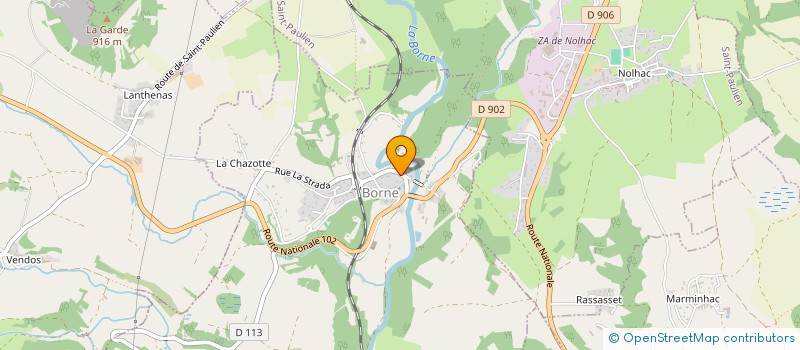 localisation de l'entreprise SCI LES HORTS  SAINT-GENEYS-PRES-SAINT-PAULIEN