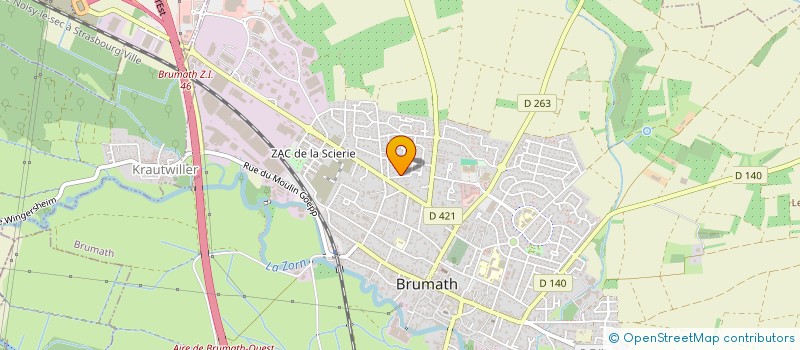 localisation de l'entreprise SCI LES HOUBLONNIERS  WINGERSHEIM LES QUATRE BANS