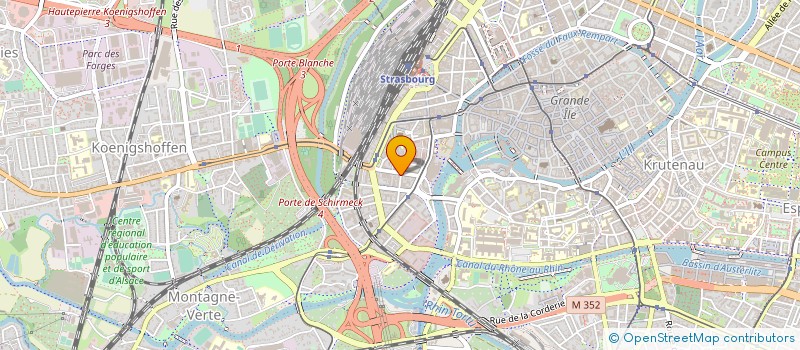 localisation de l'entreprise SCI LES HOUBLONS à STRASBOURG