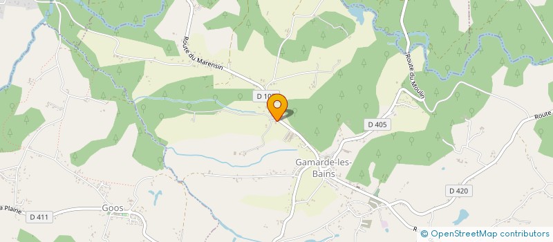 localisation de l'entreprise SCI LES HOUCHES 64  GAMARDE-LES-BAINS