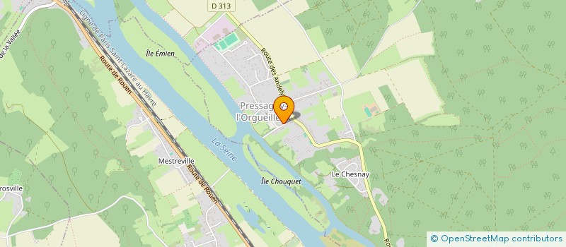 localisation de l'entreprise SCI LES HUARDS  PRESSAGNY-L'ORGUEILLEUX