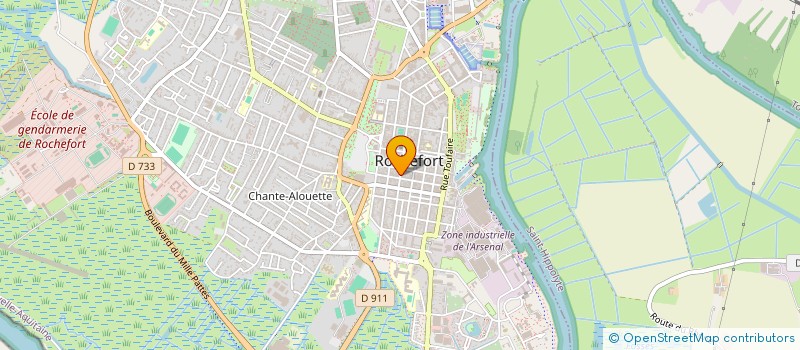 localisation de l'entreprise SCI LES HUBERTS  ROCHEFORT