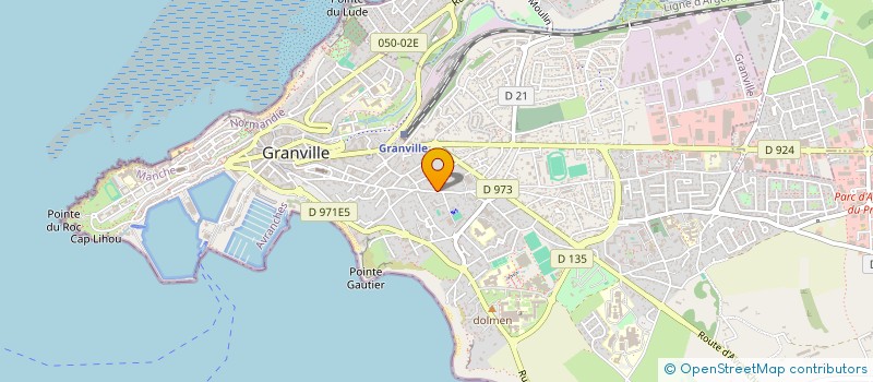 localisation de l'entreprise SCI LES HUGUENANS à GRANVILLE