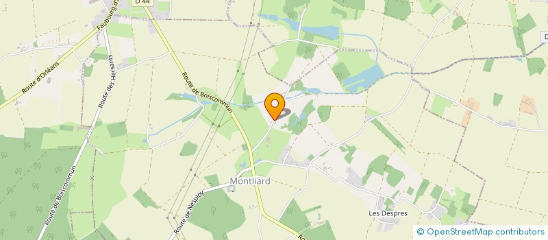 localisation de l'entreprise SCI LES HUGUETS à MONTLIARD