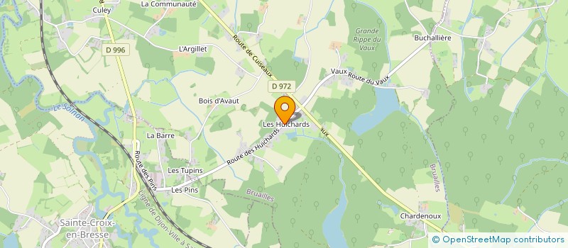 localisation de l'entreprise SCI LES HUICHARDS  BRUAILLES