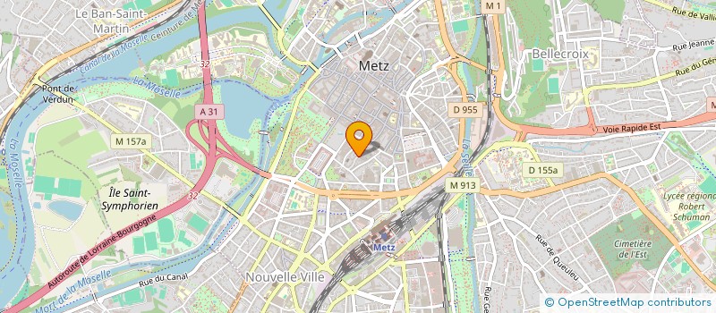 localisation de l'entreprise SCI LES HUILLIERS à METZ