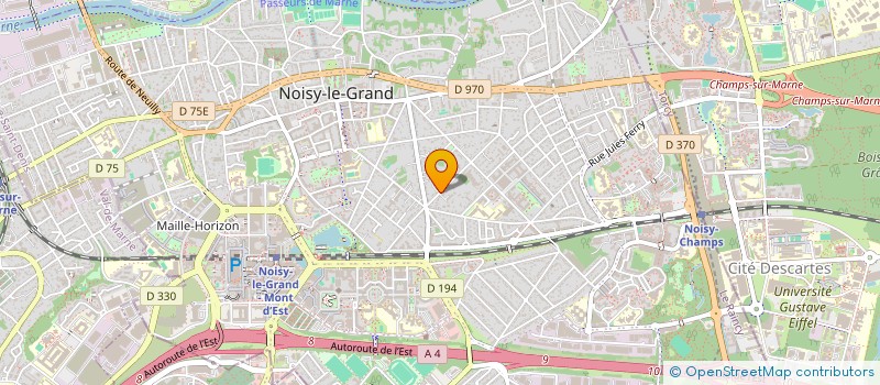 localisation de l'entreprise SCI LES HUIT TERREAUX à NOISY LE GRAND