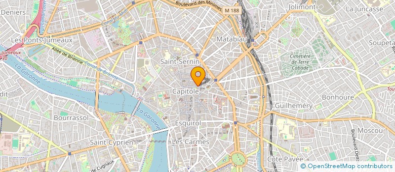 localisation de l'entreprise SCI LES HUITRES  TOULOUSE