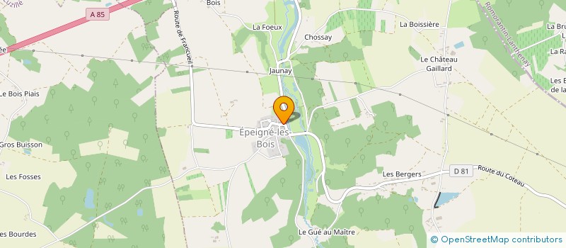 localisation de l'entreprise SCI LES HUITRES PETILLANTES  EPEIGNE-LES-BOIS